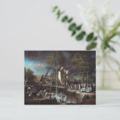 Exhumierung des Mastodon, 1806 Postkarte (Stehend Vorderseite)