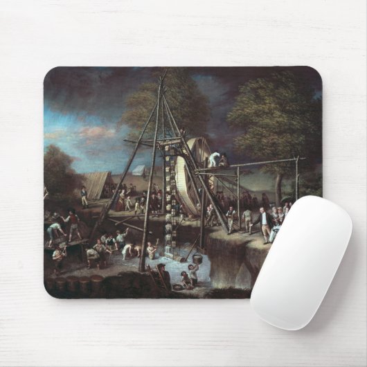 Exhumierung des Mastodons, 1806 Mousepad (Mit Mouse)