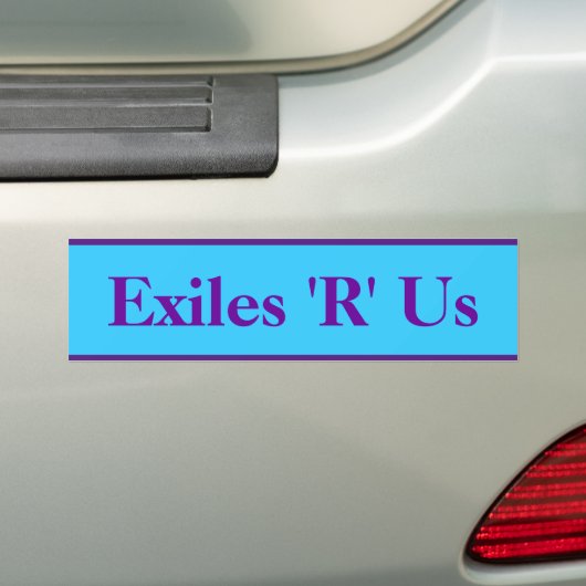 Exiles 'R' Us Autoaufkleber (Auf Auto)