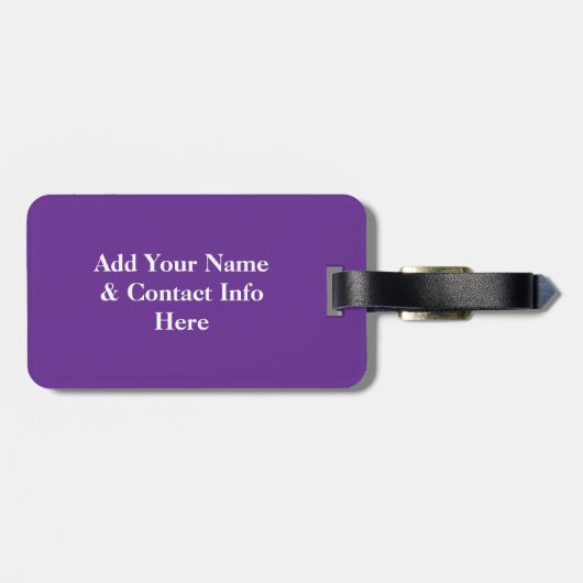 Exiles 'R' Us Gepäckanhänger (Rückseite horizontal)