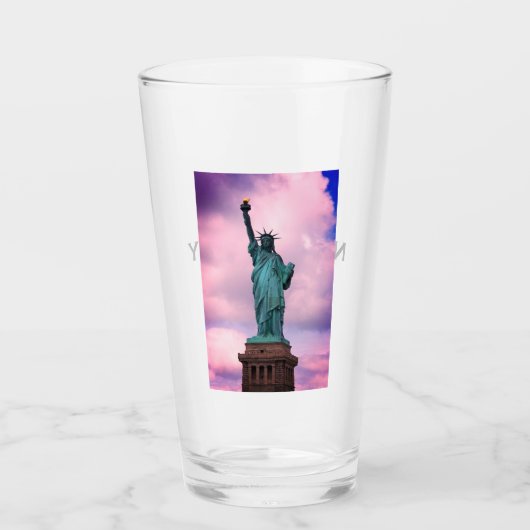 Exilmutter Lady Liberty Statue - NYC Glas (Vorderseite)