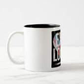 Exist Loudly Pride Regenbogen Statement Tasse (Links)