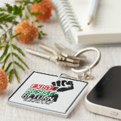 Exist Resist Rückkehr Palästina wird frei sein Schlüsselanhänger (Vorderseite rechts)