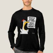 Existentes Hühnchen von Sandra Boynton Tri-Blend Shirt (Vorderseite)