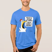 Existentes Hühnchen von Sandra Boynton Tri-Blend Shirt (Vorderseite)