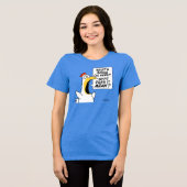 Existentes Hühnchen von Sandra Boynton Tri-Blend Shirt (Vorderseite voll)