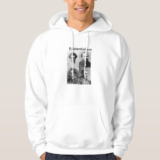 Existentialism-mit Kapuze Sweatshirt (Vorderseite)
