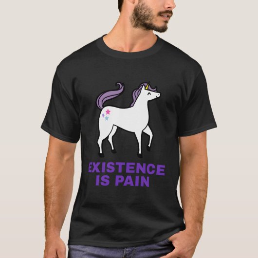 Existenz ist Schmerznihilismus T-Shirt (Vorderseite)