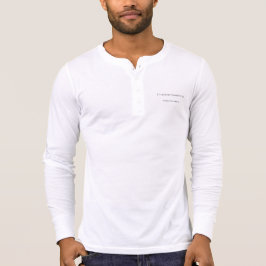 Existenz Männer Henley lange Ärmel T-Shirt