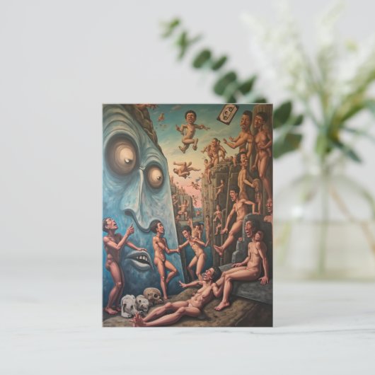 Existenz Postkarte (Stehend Vorderseite)