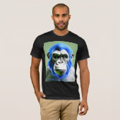 EXISTENZIAL LITE Ape Blue Unisex T - Shirt (Vorne ganz)