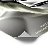 EXISTENZIAL LITE Ape Ecru Poster (Ecke)