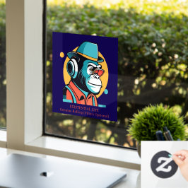 EXISTENZIAL LITE Toon Chimp Fensteraufkleber
