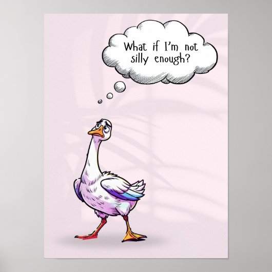 Existenzielle Gans Poster (Vorne)
