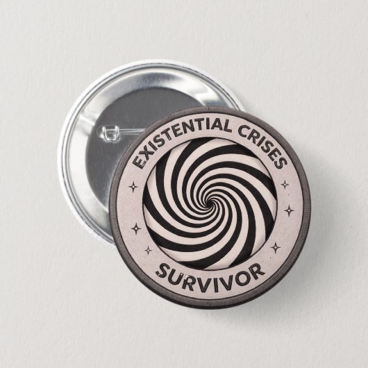 Existenzielle Krisen Button (Vorne & Hinten)