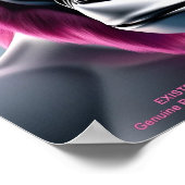 EXISTENZIELLE LETE Ape Pink Poster (Ecke)