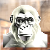 EXISTENZIELLE LITE Ape Ecru Transparent Fensteraufkleber (Blatt 2)