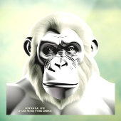 EXISTENZIELLE LITE Ape Ecru Transparent Fensteraufkleber (Blatt 3)