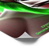 EXISTENZIELLE LITE Ape Green Poster (Ecke)