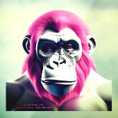 EXISTENZIELLE LITE Ape Transparente Fensterklammer Fensteraufkleber (Blatt 3)