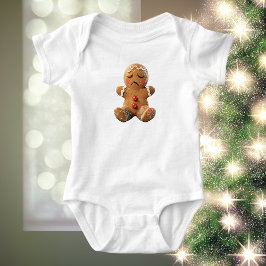 Existenzieller Gingerbrei-Cookie-Babyanzug Baby Strampler
