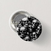 EXISTENZIELLES LITE Silver Skulls Button Button Ab (Vorne & Hinten)