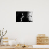 Existenzkrise Funny Cat Poster (Küche)