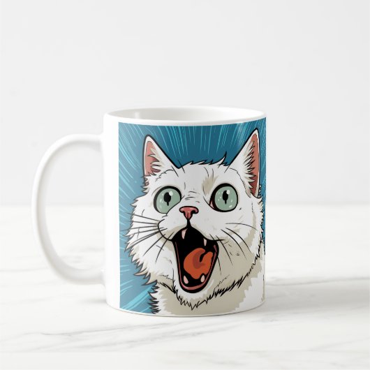 Existenzkrise Kat-Tasse Kaffeetasse (Links)