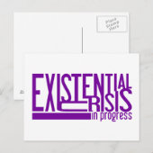 Existenzkrise nach Karte (Vorne/Hinten)