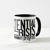 Existenzkrisen-Tasse Tasse (VorderseiteRechts)