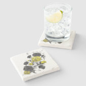 ExistenzRosen Steinuntersetzer (Seitenansicht)