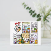 Existenzweihnachtliche Postkarte (Stehend Vorderseite)