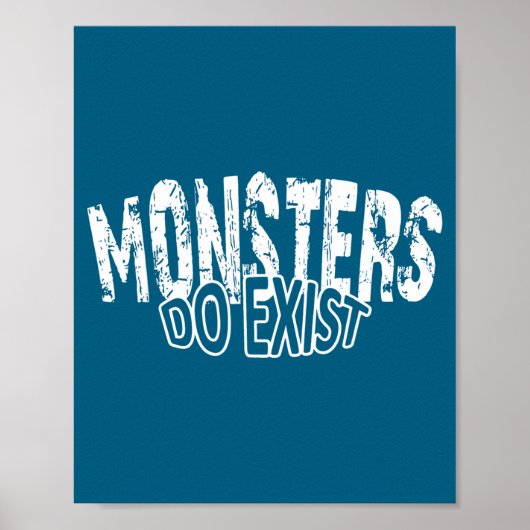 Existieren Monster Workout Retro Eisen Poster (Vorne)