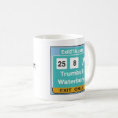 Exit27A.com-Tasse Kaffeetasse (VorderseiteRechts)