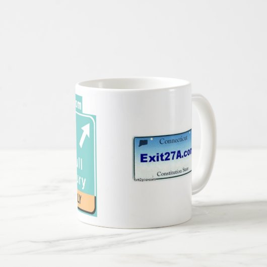 Exit27A-Tasse Kaffeetasse (VorderseiteRechts)