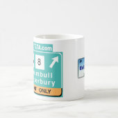 Exit27A-Tasse Kaffeetasse (Mittel)