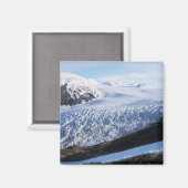 Exit Glacier in Kenai Fjords National Park, Magnet (Vorderseite/Rückseite)