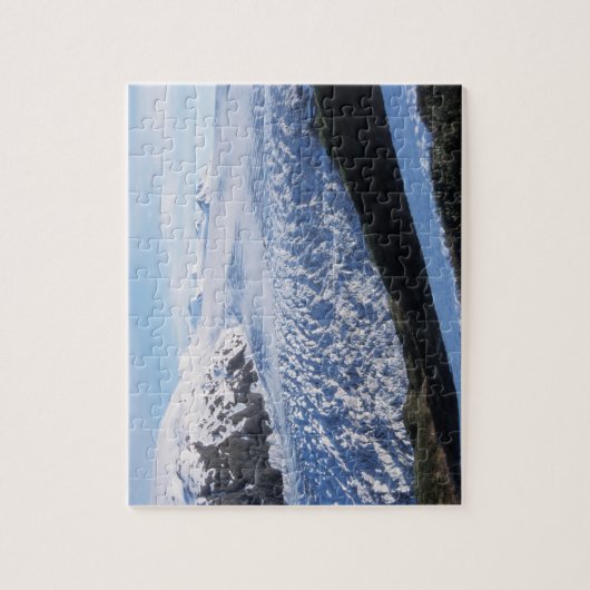 Exit Glacier in Kenai Fjords National Park Puzzle (Vertikal)