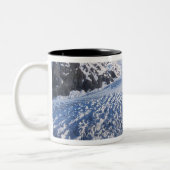 Exit Glacier in Kenai Fjords National Park Zweifarbige Tasse (Links)