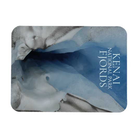 Exit Glacier Moulin, Kenai Fjords National Park Magnet (Horizontal)