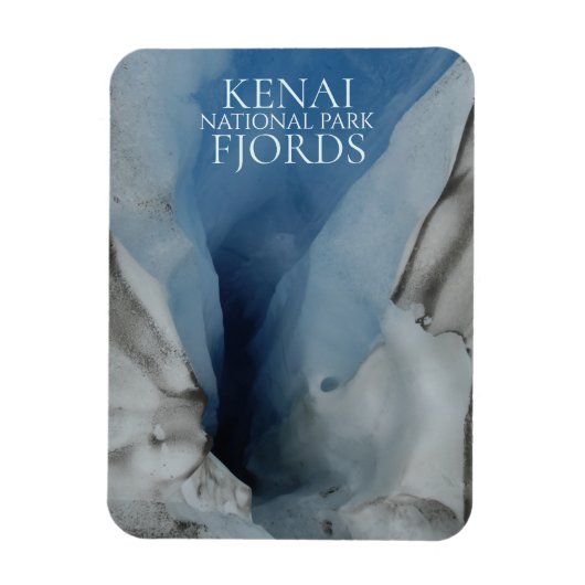 Exit Glacier Moulin, Kenai Fjords National Park Magnet (Vertikal)