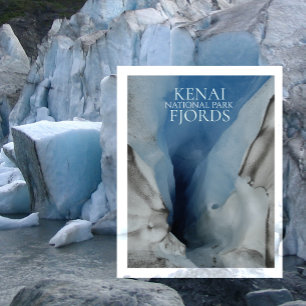Exit Glacier Moulin, Kenai Fjords National Park Postkarte