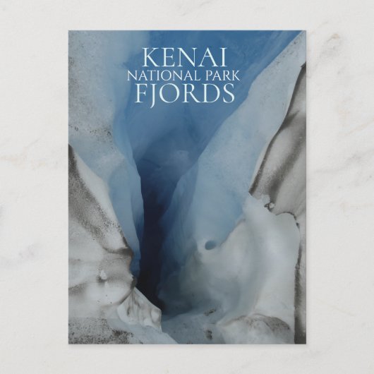 Exit Glacier Moulin, Kenai Fjords National Park Postkarte (Vorderseite)