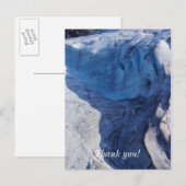 Exit-Gletscherwellen Postkarte (Vorne/Hinten)