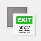 EXIT-Küche - Magnet (Vorderseite/Rückseite)