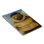 Exit, pursued by a bear Shakespeare quote bear Notizblock (Rechte Seite)