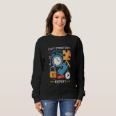Exit-Strategie Experte Exit Game Escape Room Sweatshirt (Vorne ganz)