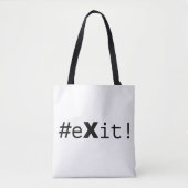#eXit! Tasche (Vorderseite)