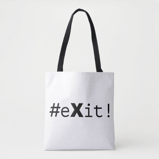 #eXit! Tasche (Vorderseite)