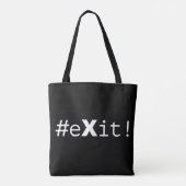 #eXit! Tasche (Rückseite)